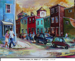 Street Corner, St. John's-2, Oil on Canvas